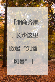 湘商齐聚，长沙这里掀起“头脑风暴”