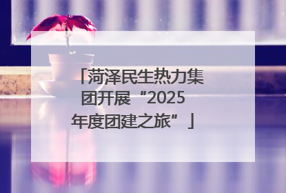 菏泽民生热力集团开展“2025年度团建之旅”