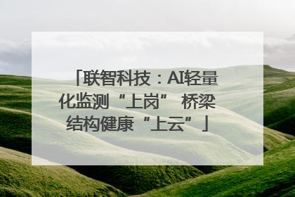 联智科技：AI轻量化监测“上岗” 桥梁结构健康“上云”