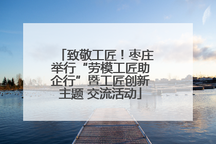 致敬工匠！枣庄举行“劳模工匠助企行”暨工匠创新主题 交流活动