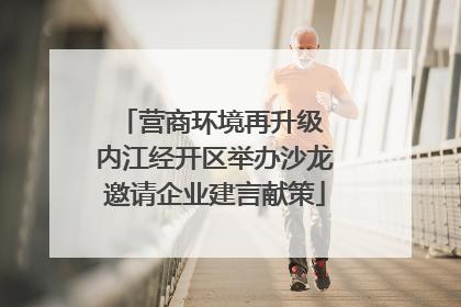 营商环境再升级 内江经开区举办沙龙邀请企业建言献策