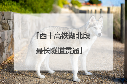 西十高铁湖北段最长隧道贯通
