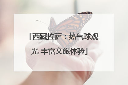 西藏拉萨：热气球观光 丰富文旅体验