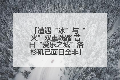 遭遇“冰”与“火”双重践踏 昔日“爱乐之城”洛杉矶已面目全非