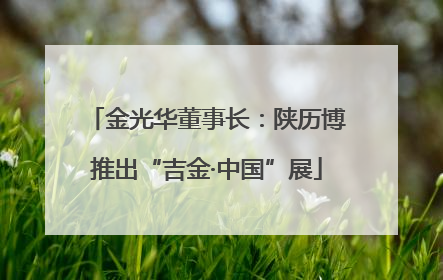 金光华董事长：陕历博推出“吉金·中国”展