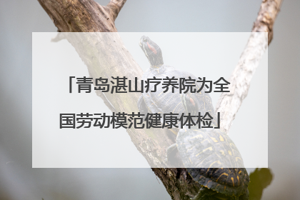 青岛湛山疗养院为全国劳动模范健康体检