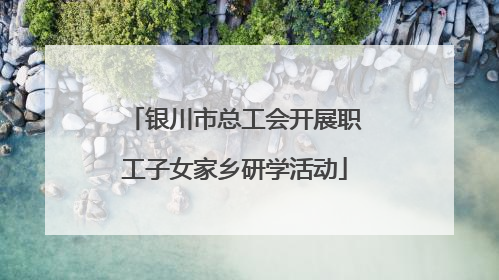 银川市总工会开展职工子女家乡研学活动