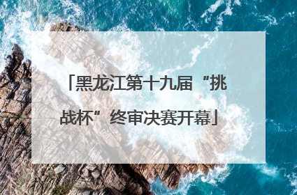 黑龙江第十九届“挑战杯”终审决赛开幕